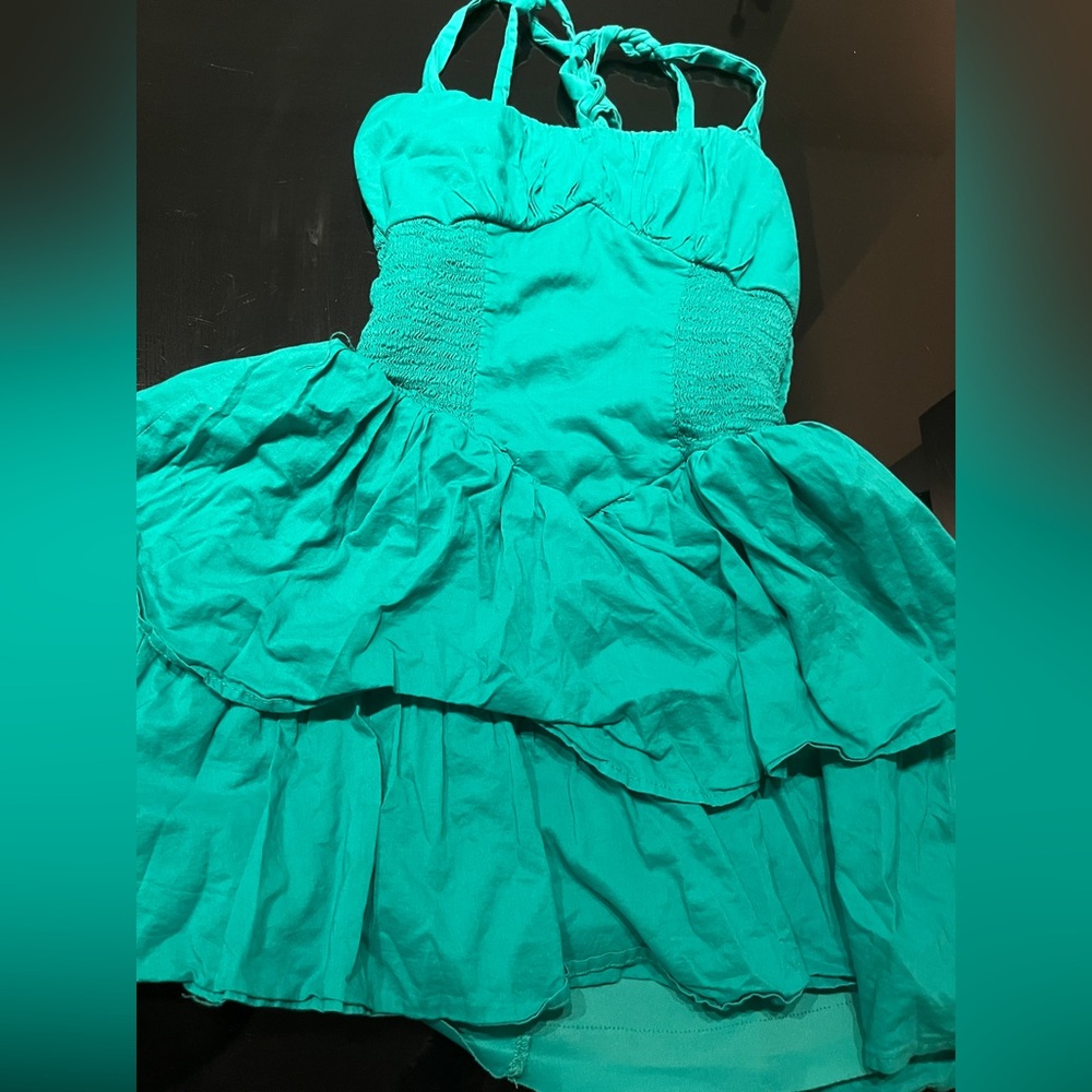 Francesca's Collections Teal Dress